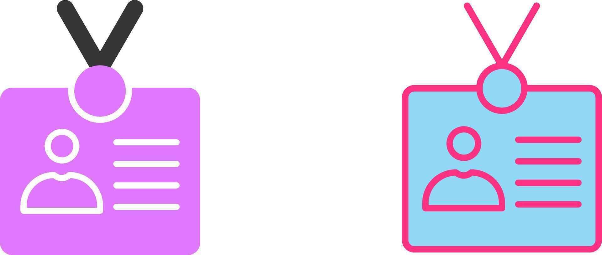 Identity Card Icon vector