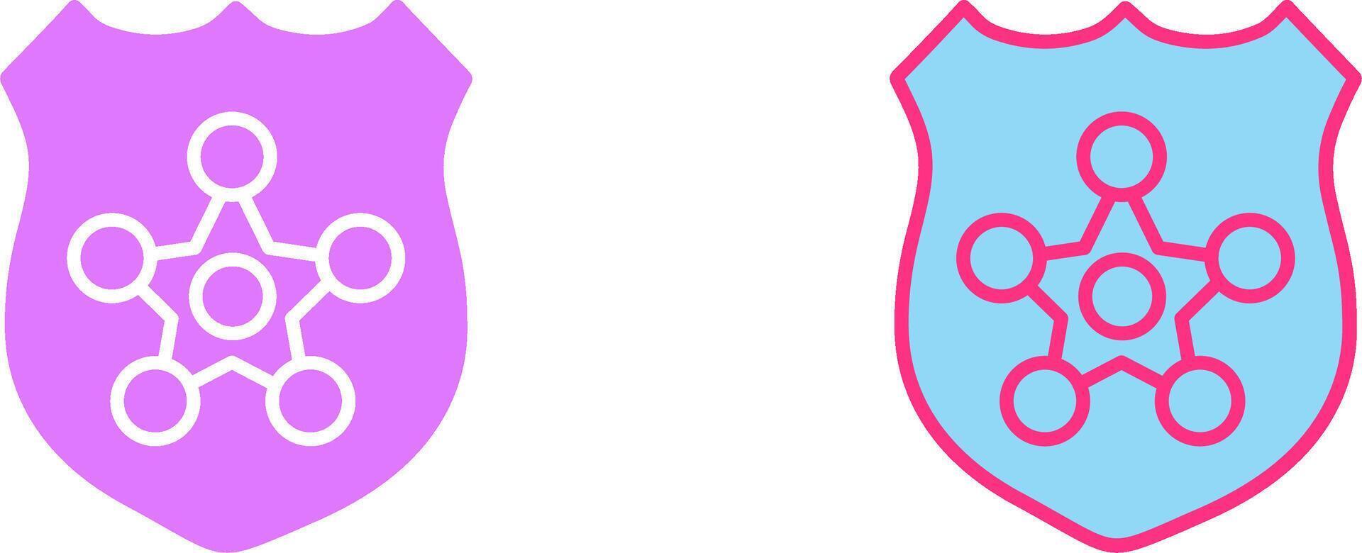 Police Badge Icon vector