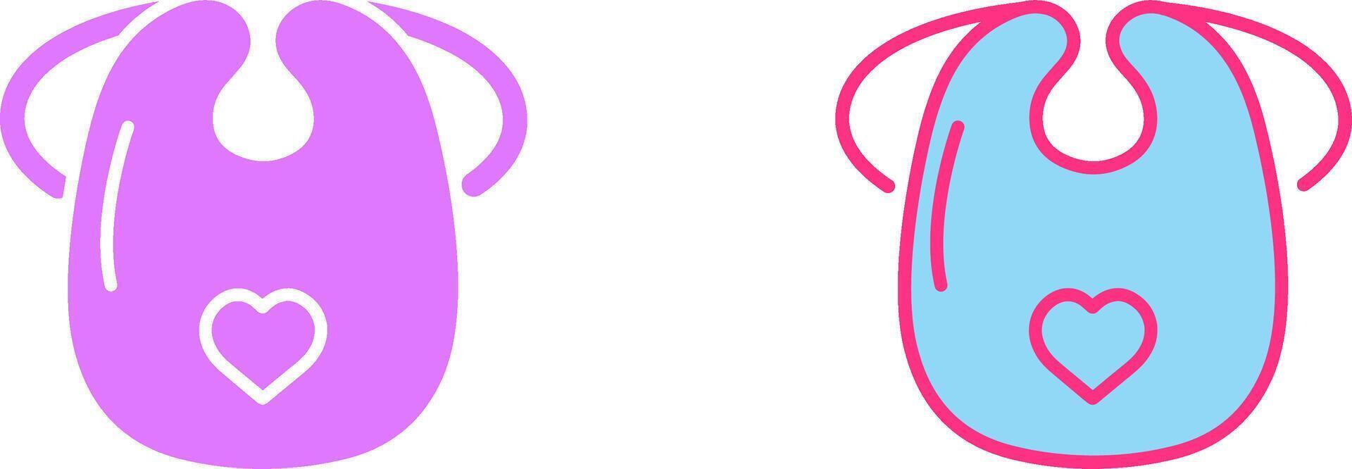 Baby Bib Icon vector