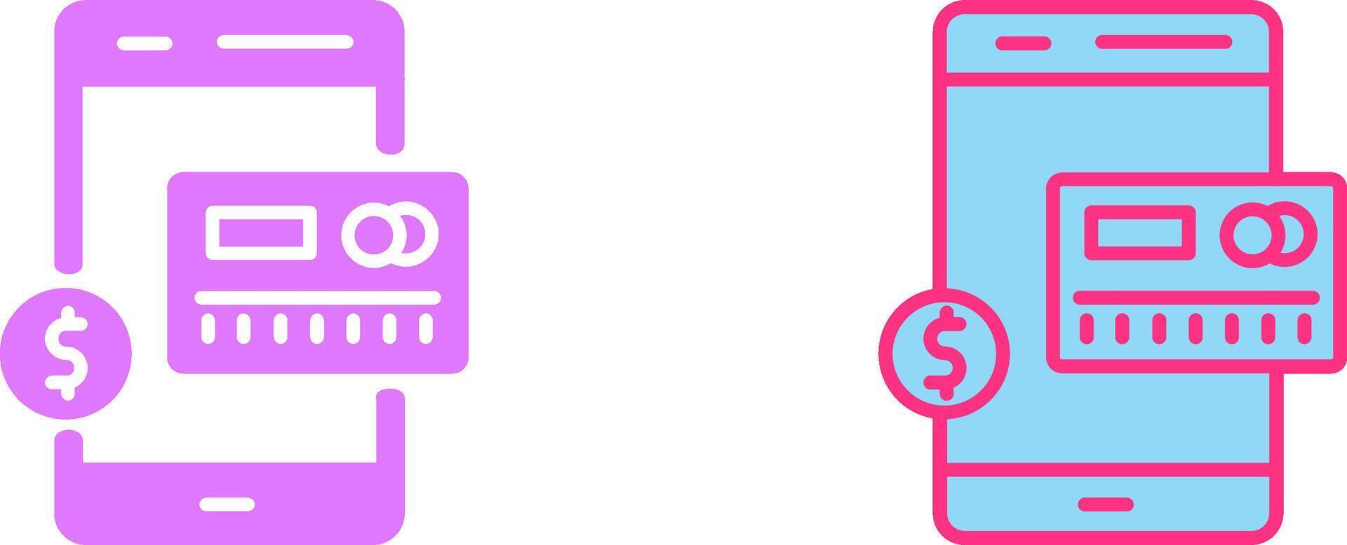 Mobile Banking Icon vector