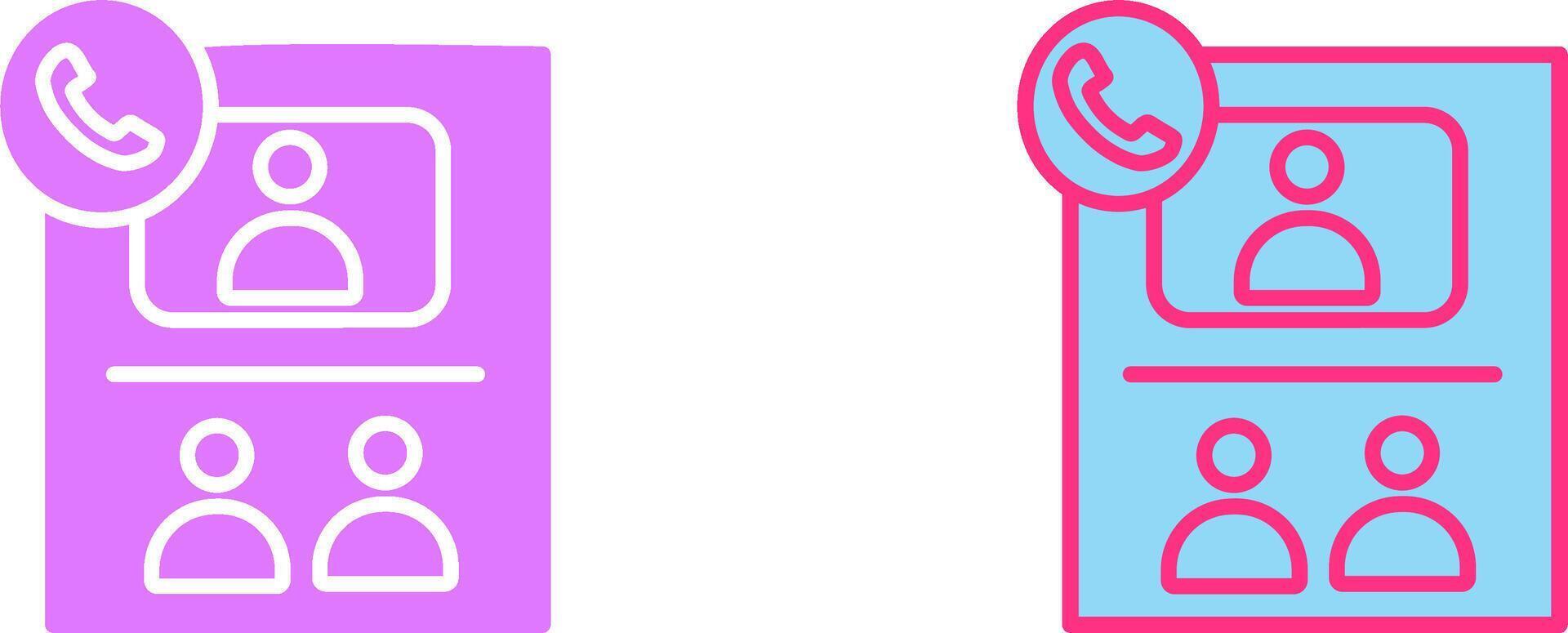 Conference Call Icon vector