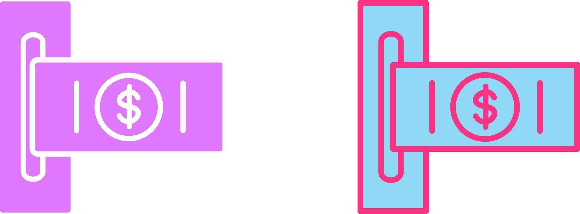 Slot of Bills Icon vector