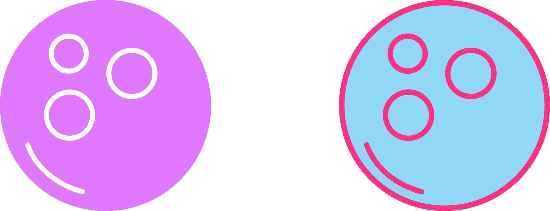 Bowling Ball Icon vector