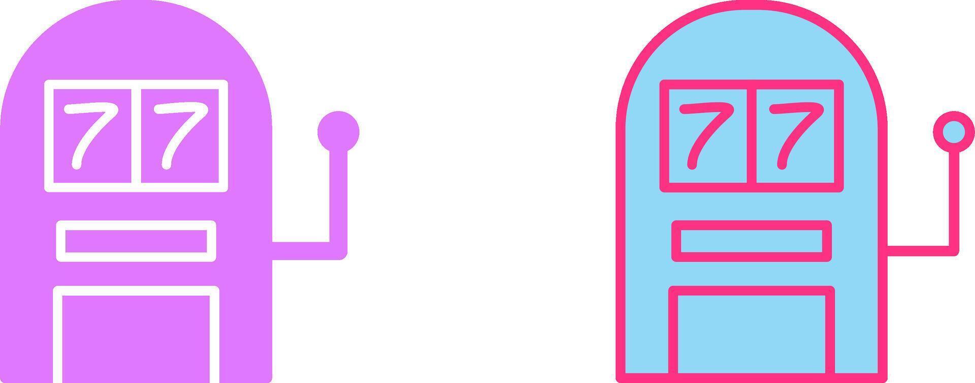 Slot Machine Icon vector