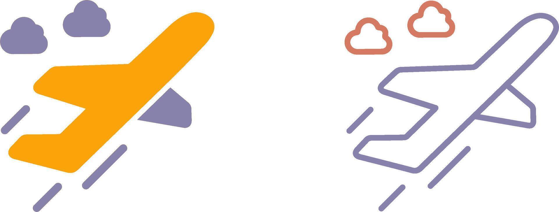 Flight Takeoff Icon vector