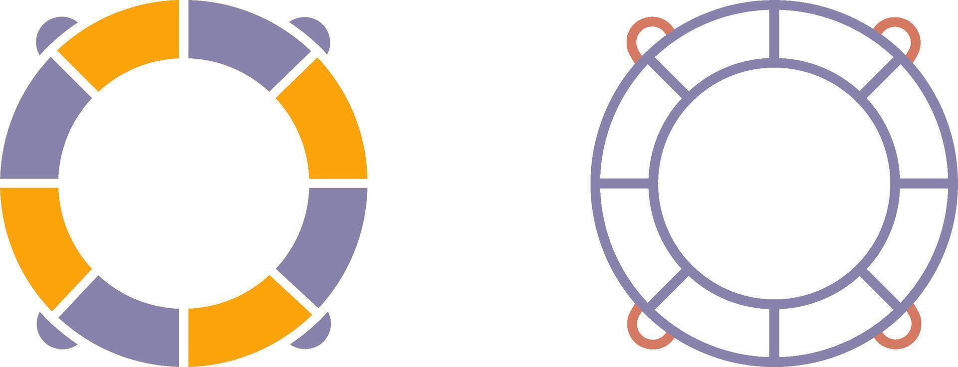 Life Saving Tube Icon vector