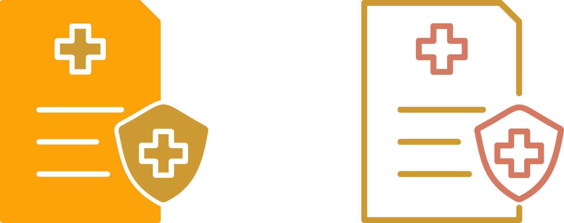 Health Insurance Icon vector