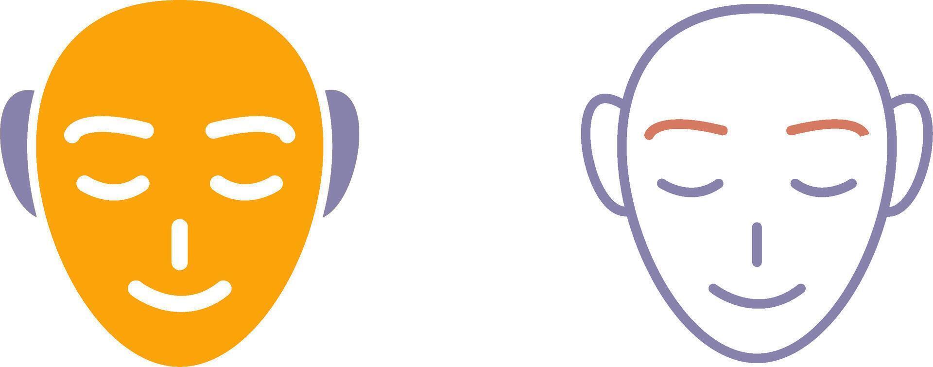 Human Face Icon vector