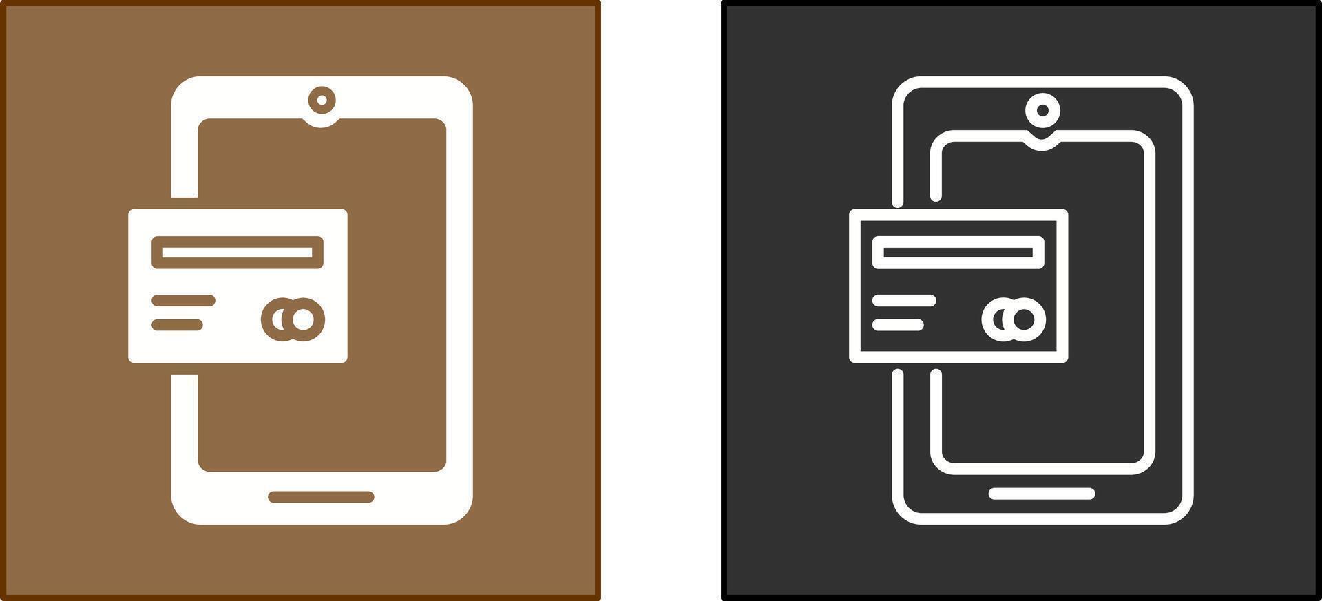 Mobile Banking Icon vector