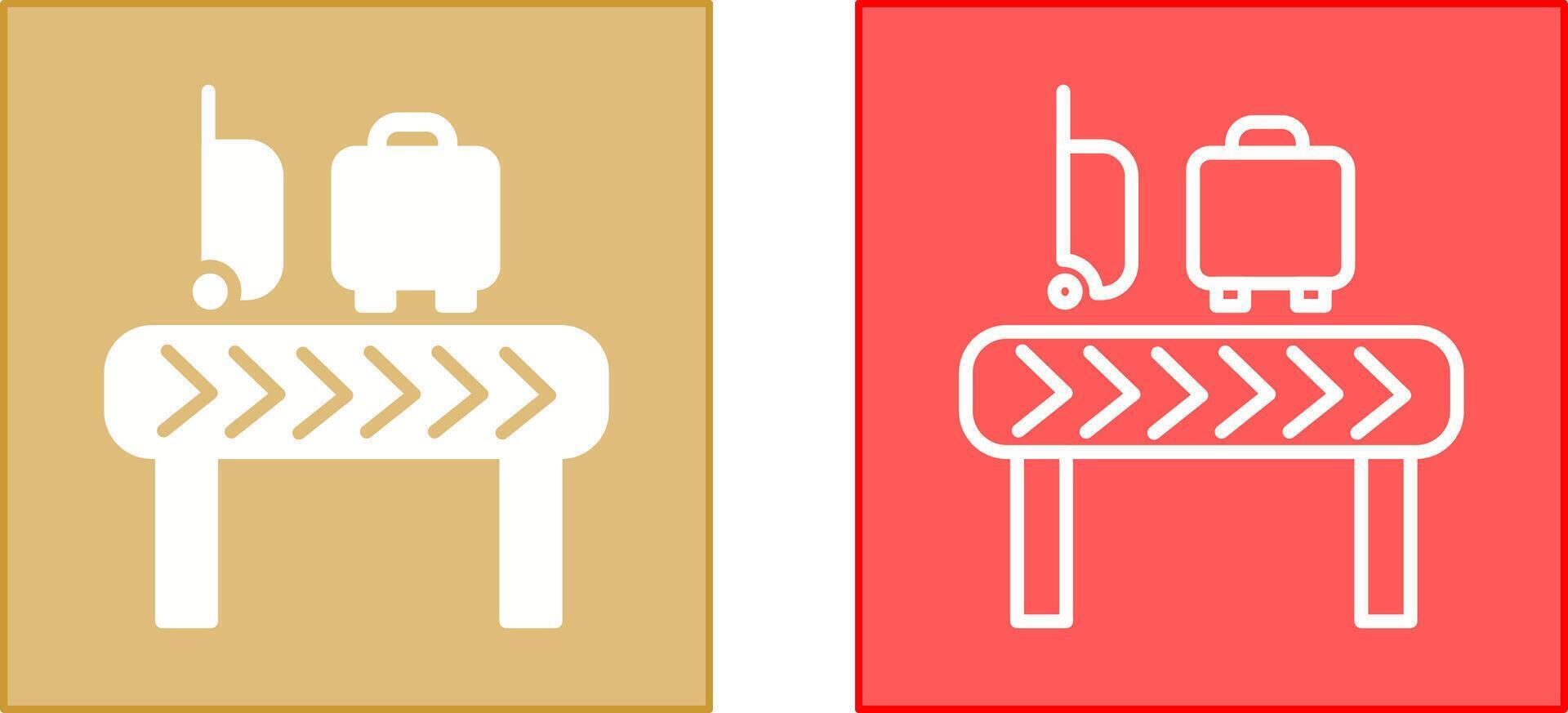 Luggage Carousel Icon vector