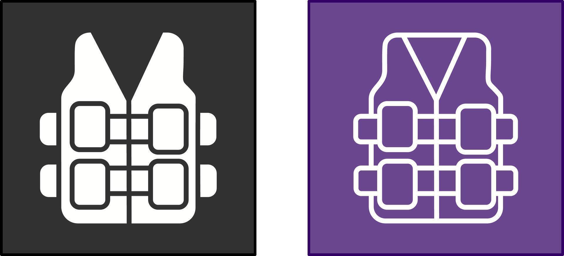 Bullet Proof Vest Icon vector