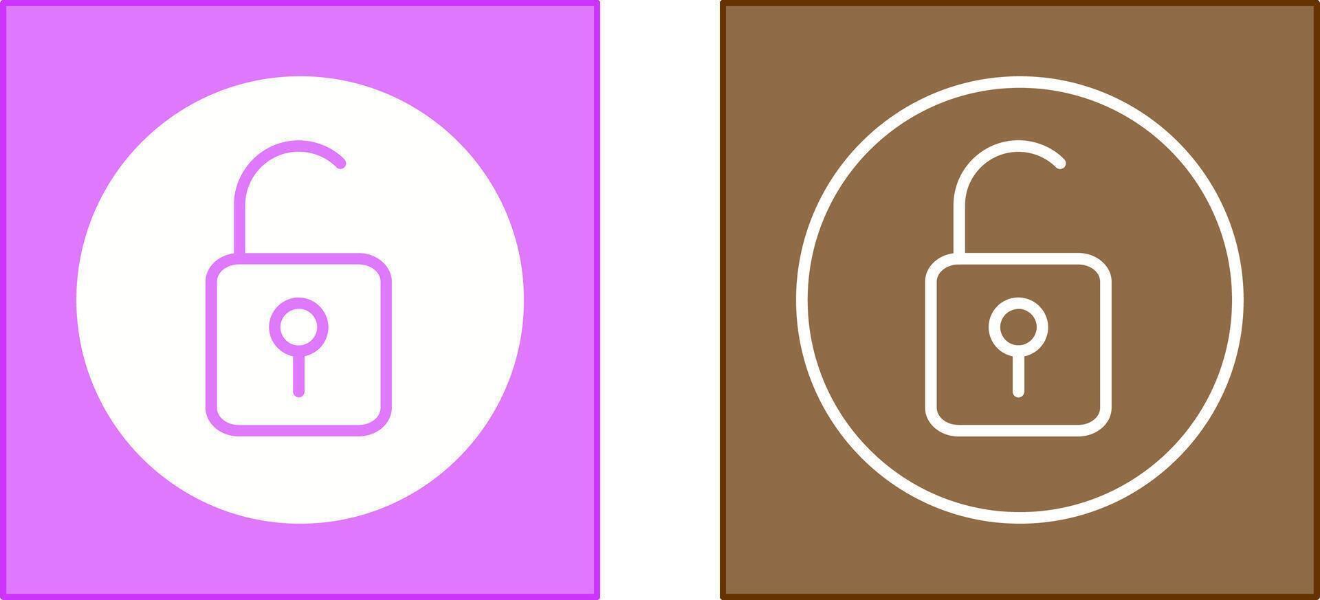 Open Lock Icon vector