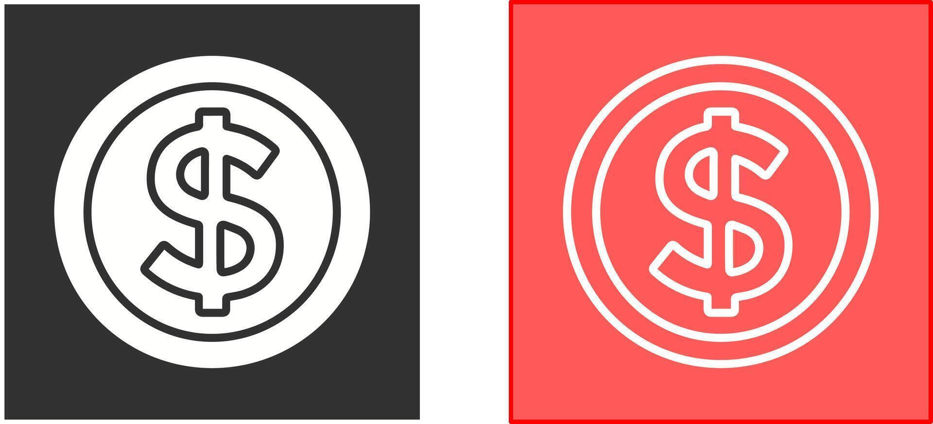 Dollar Symbol Icon vector