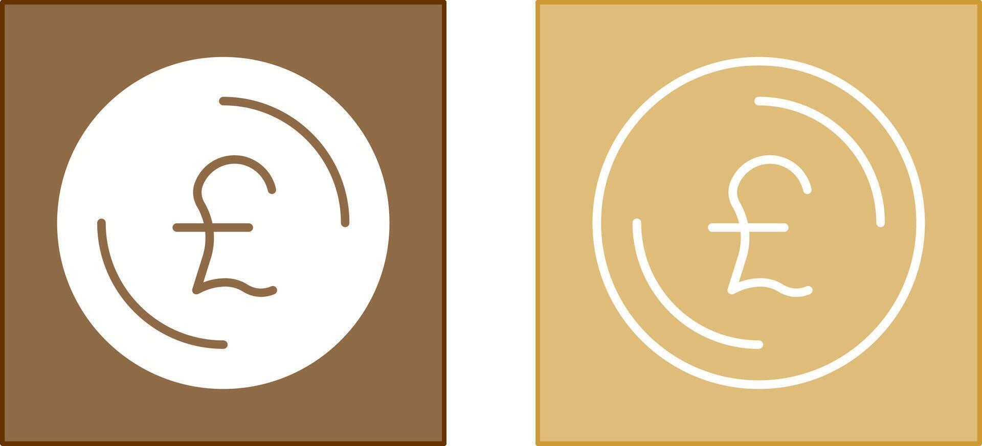 Pound Symbol Icon vector