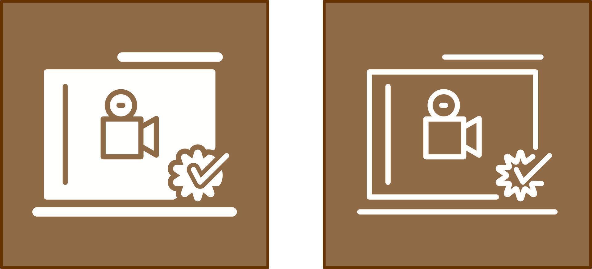 Quality Screen Icon vector