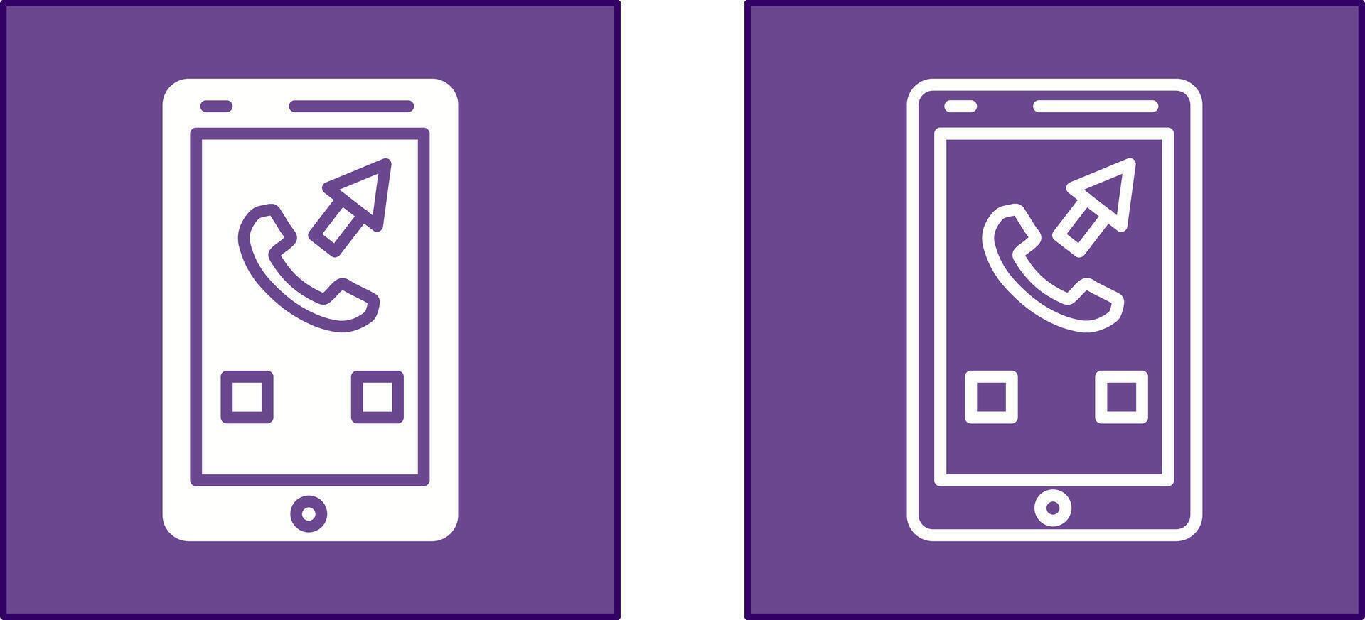 Outgoing Call Icon vector