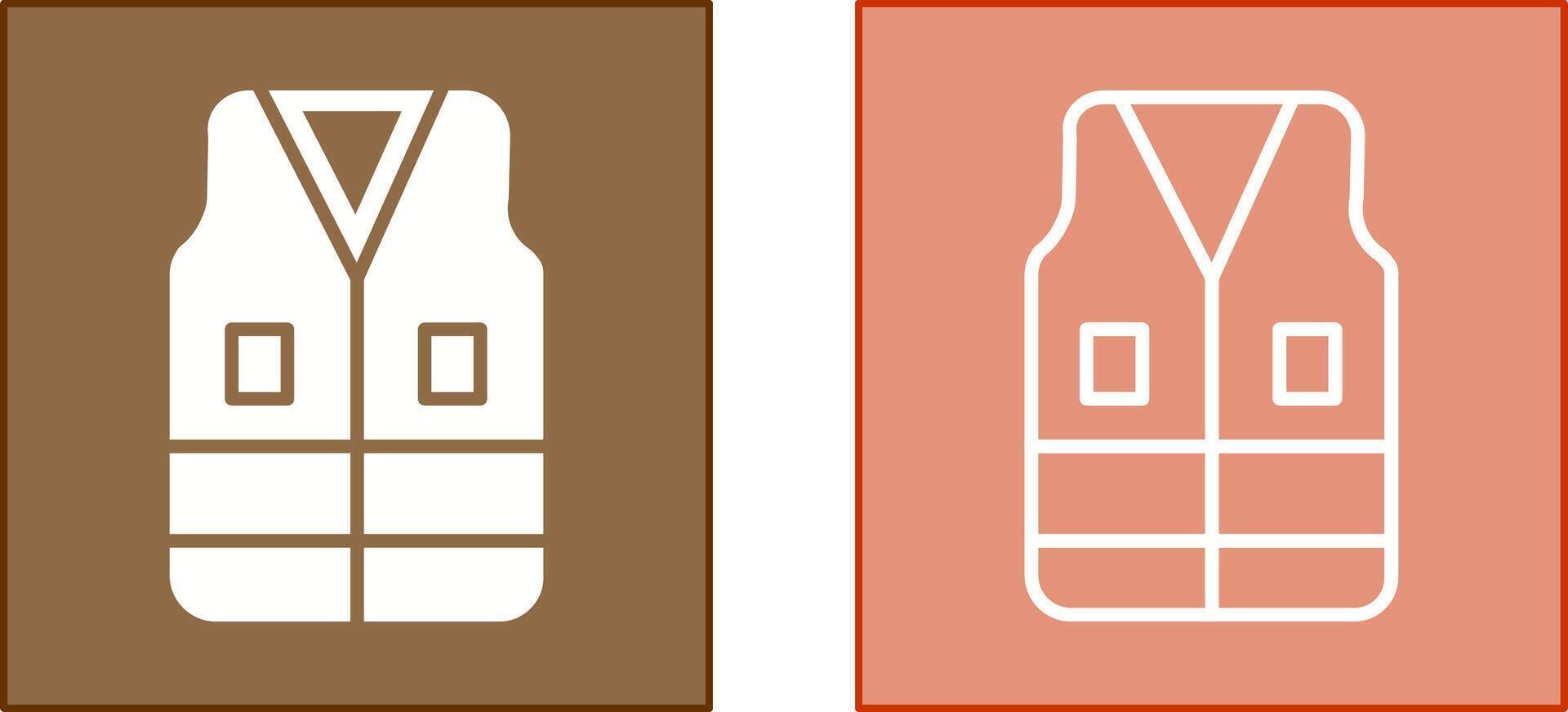 Vest Labour Icon vector