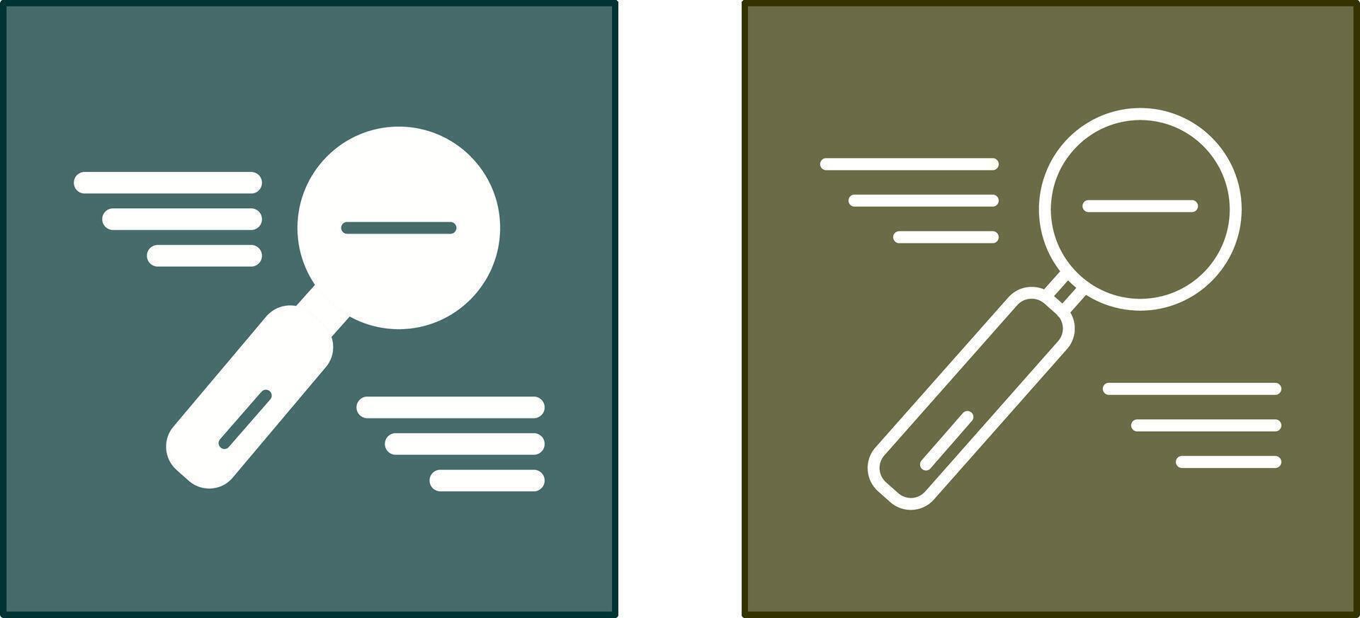 Zoom Out Icon vector