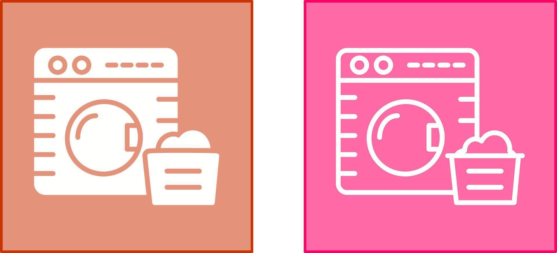 Washing Machine Icon vector