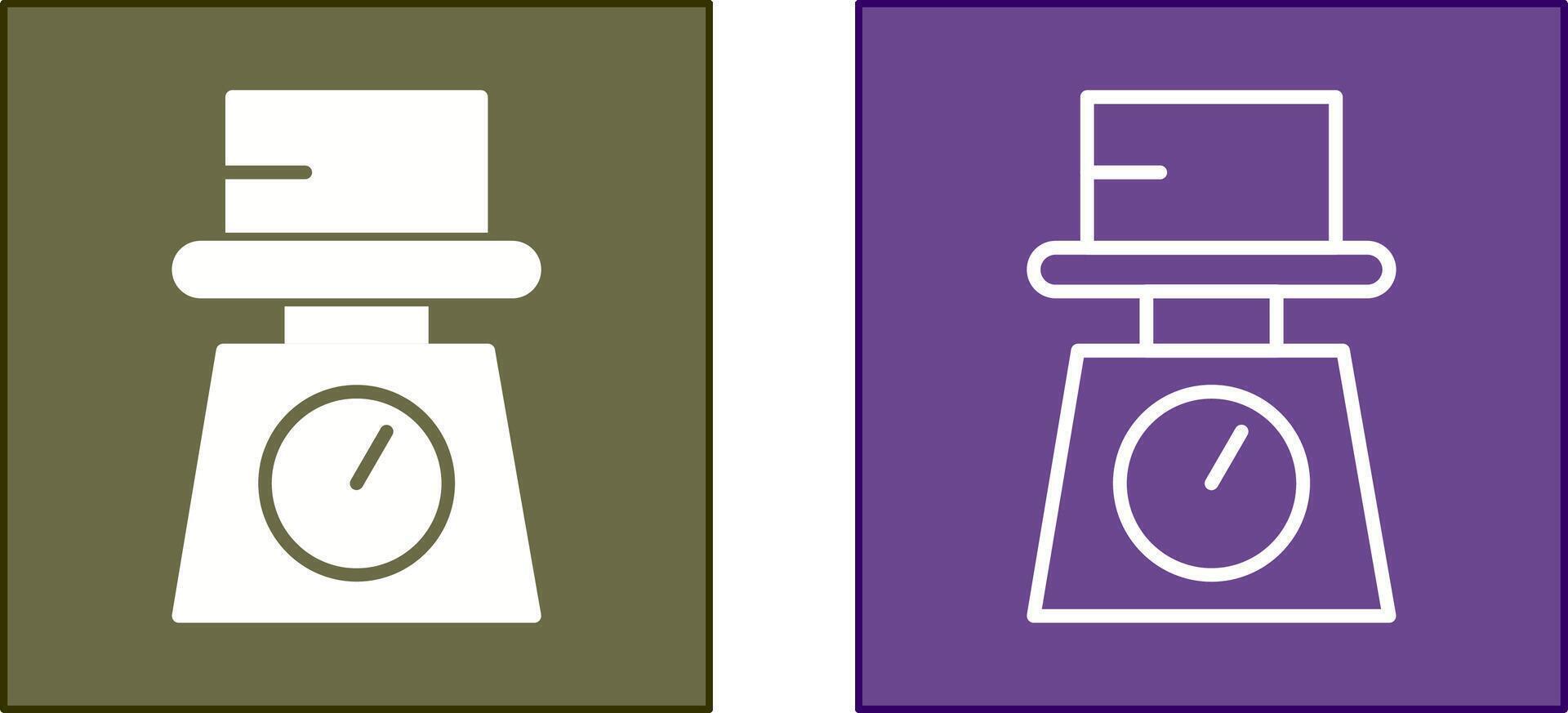 Weight Scale Icon vector