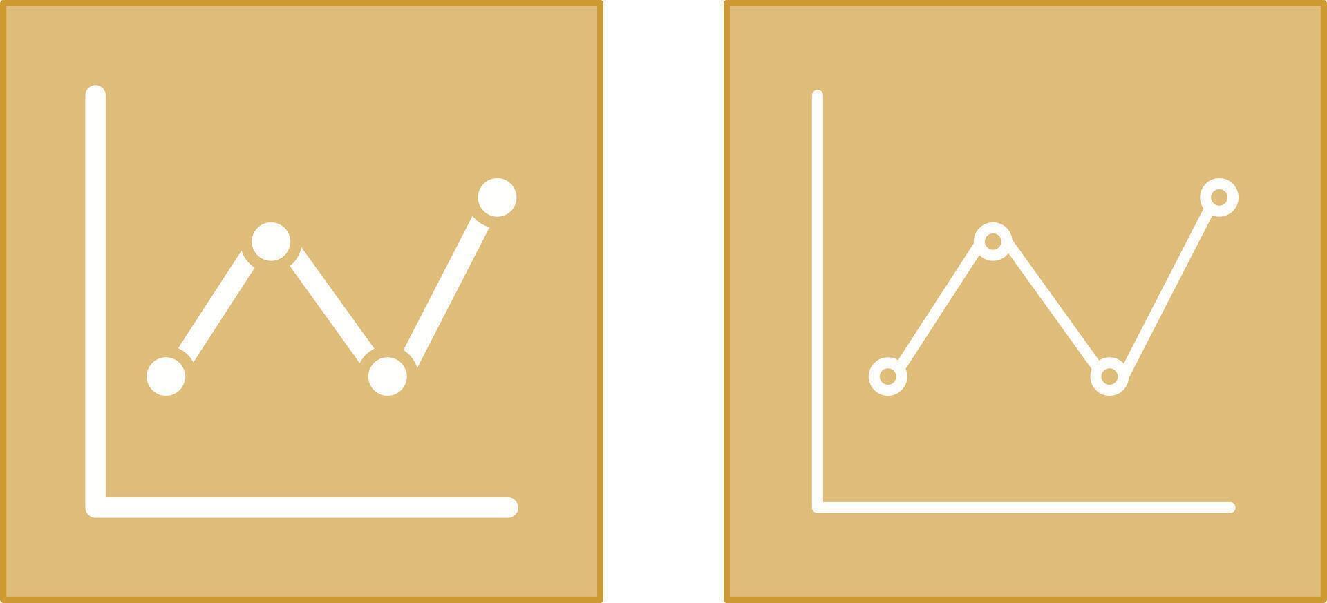 Line Chart Icon vector