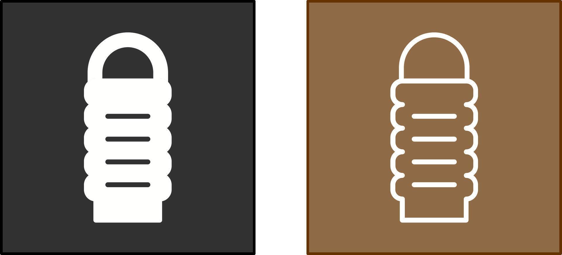 Sleeping Bag Icon vector