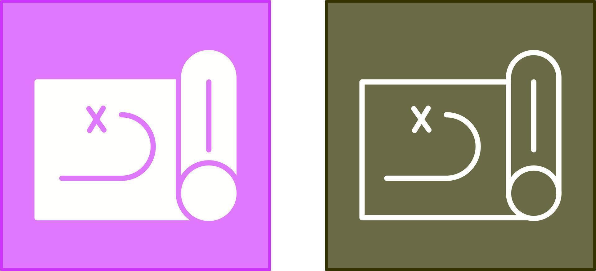 Treasure Map Icon vector