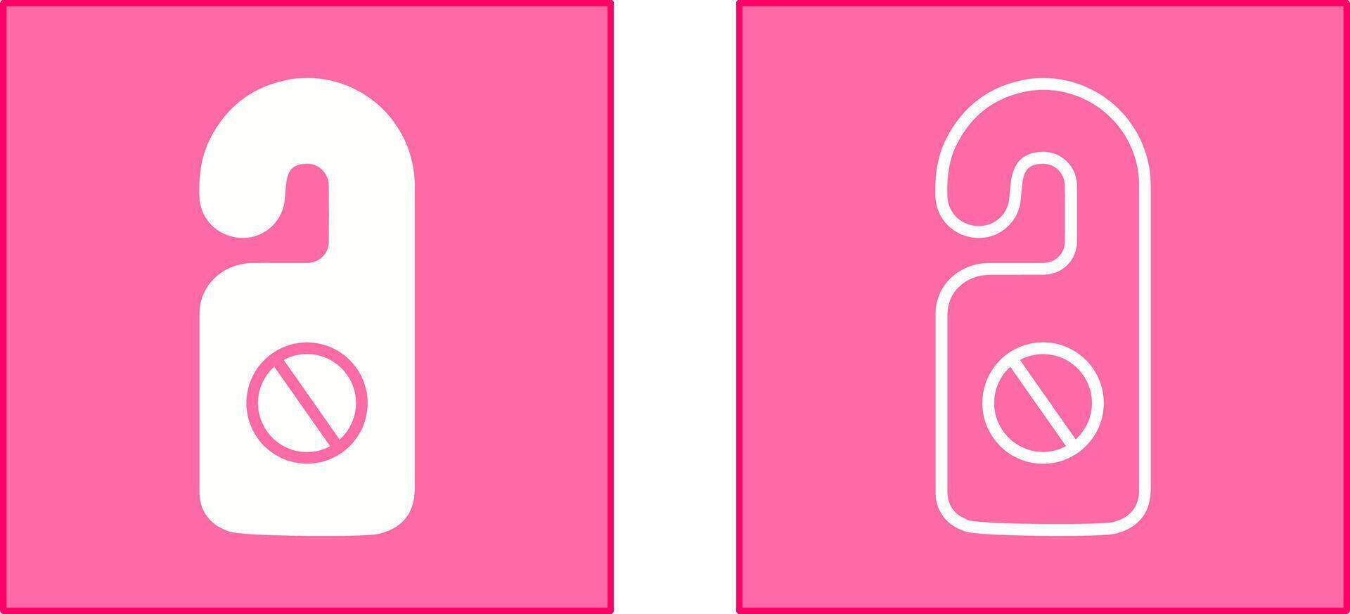 Do not Disturb Icon vector