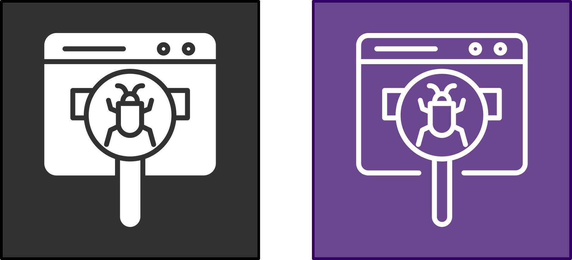 Web Bug Icon vector