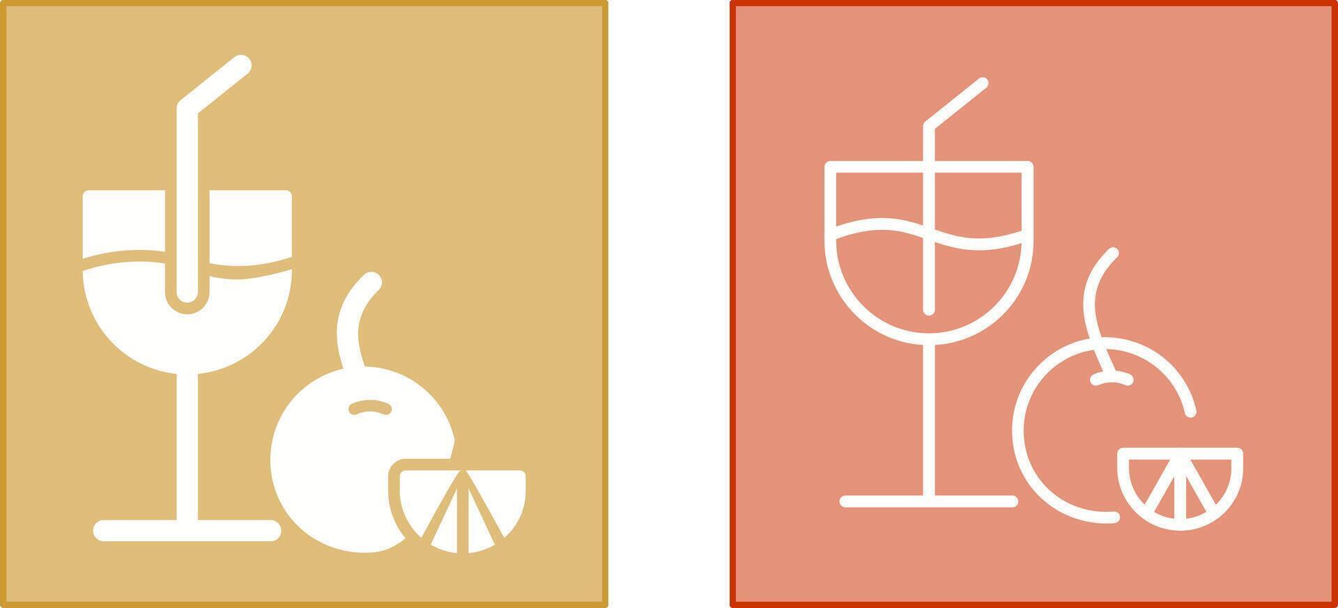 Orange Juice Icon vector