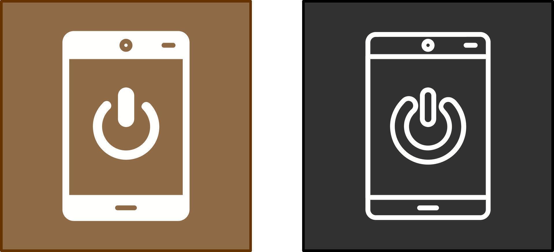 Power Button Icon vector