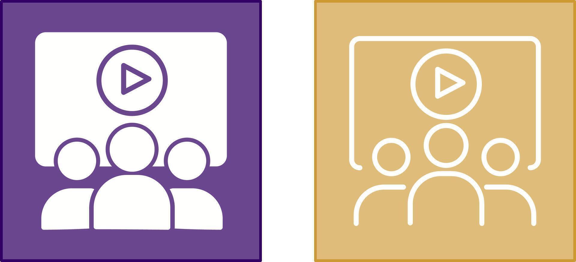 Online Course Icon vector