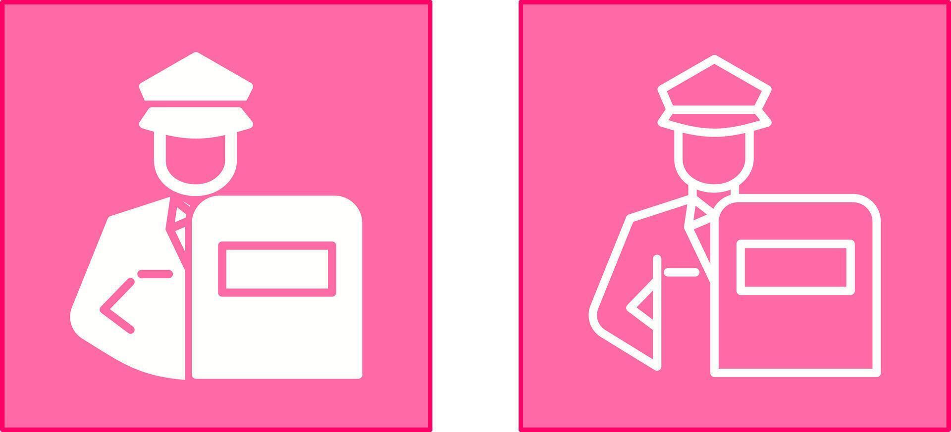 Riot Police Icon vector