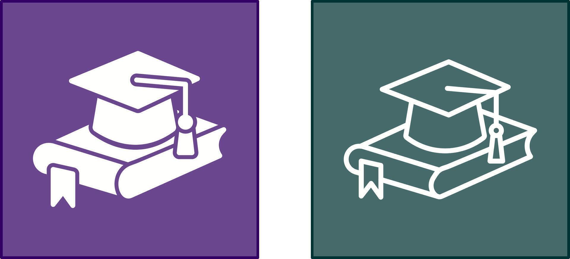 Graduation Hat Icon vector