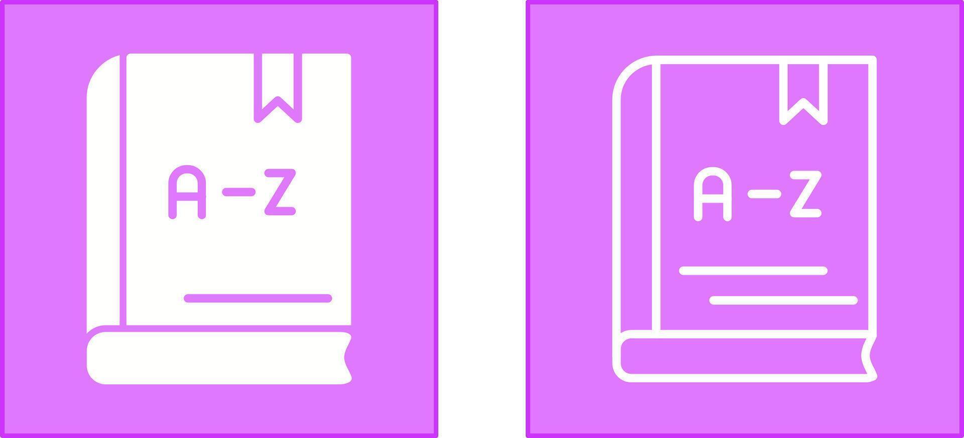 From A To Z Icon vector