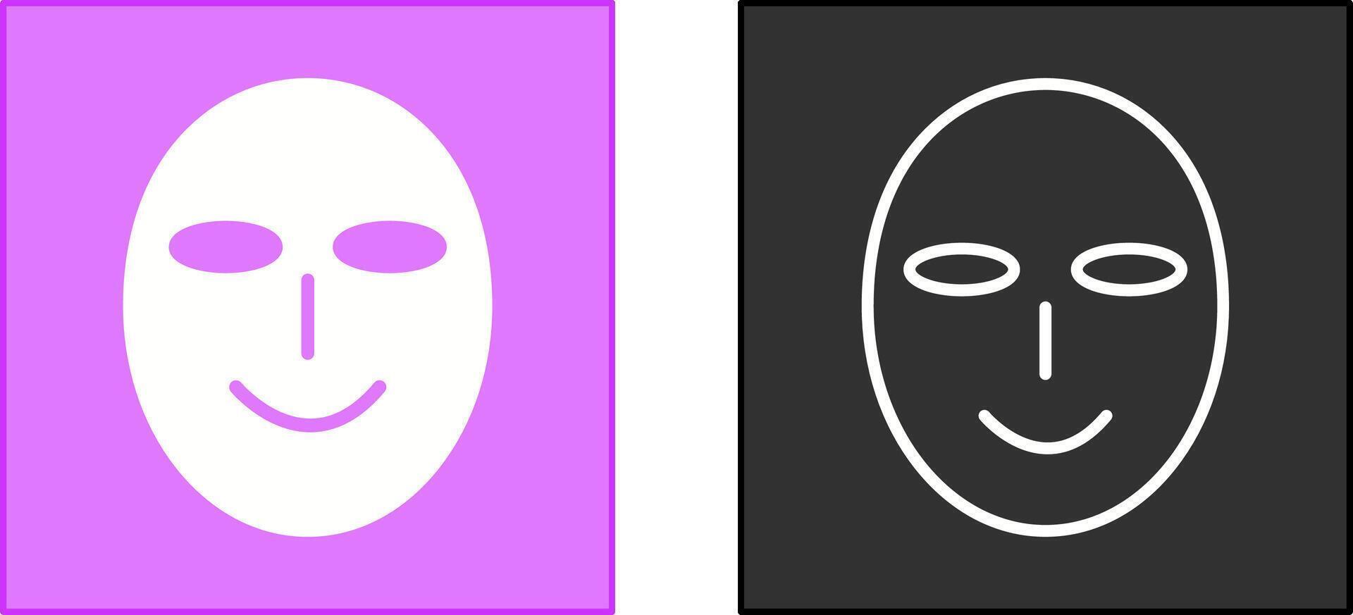 Ancient Face Mask Icon vector