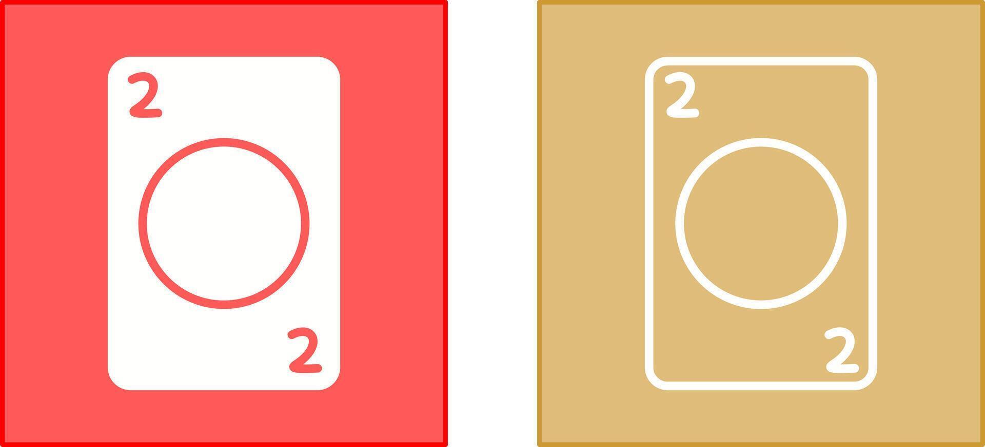 Diamonds Card Icon vector