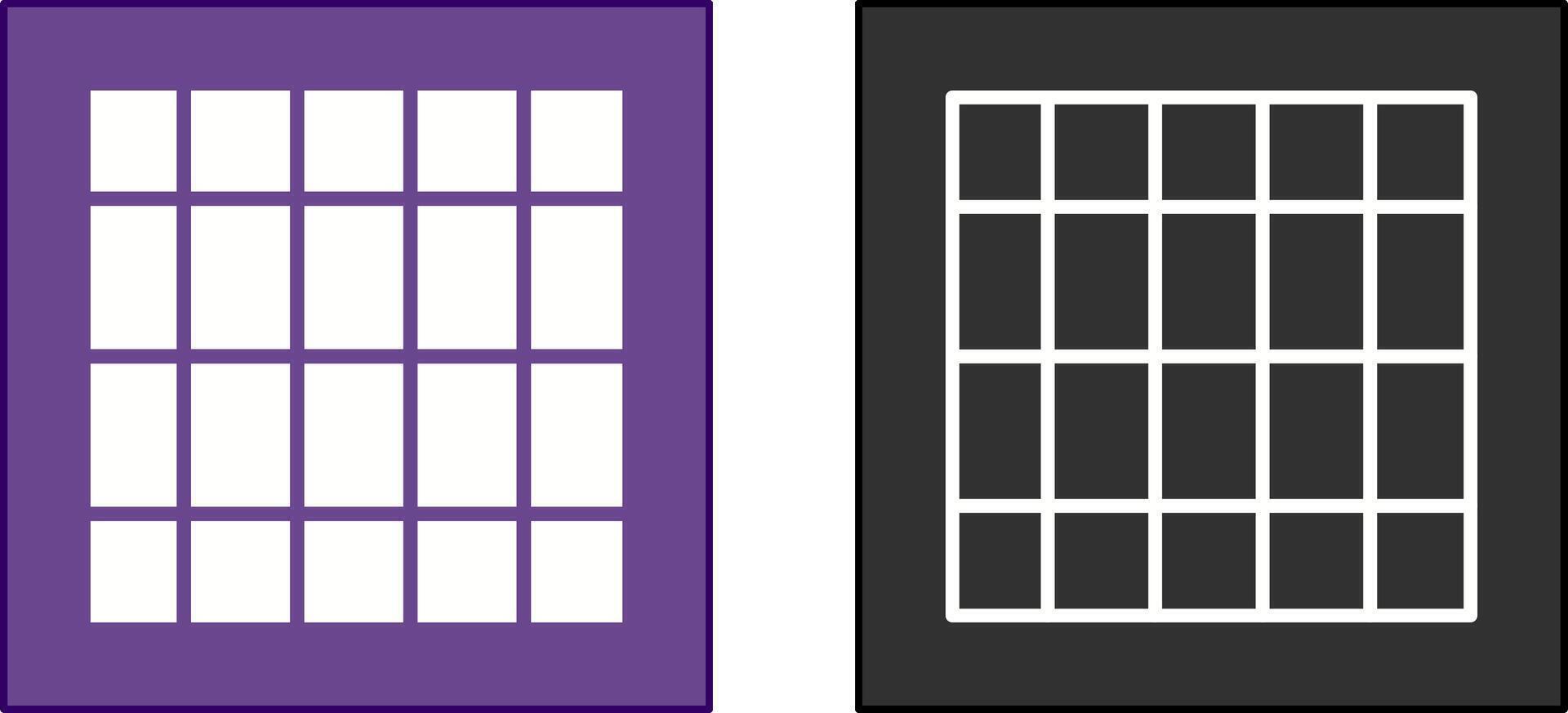 Table of Rates Icon vector