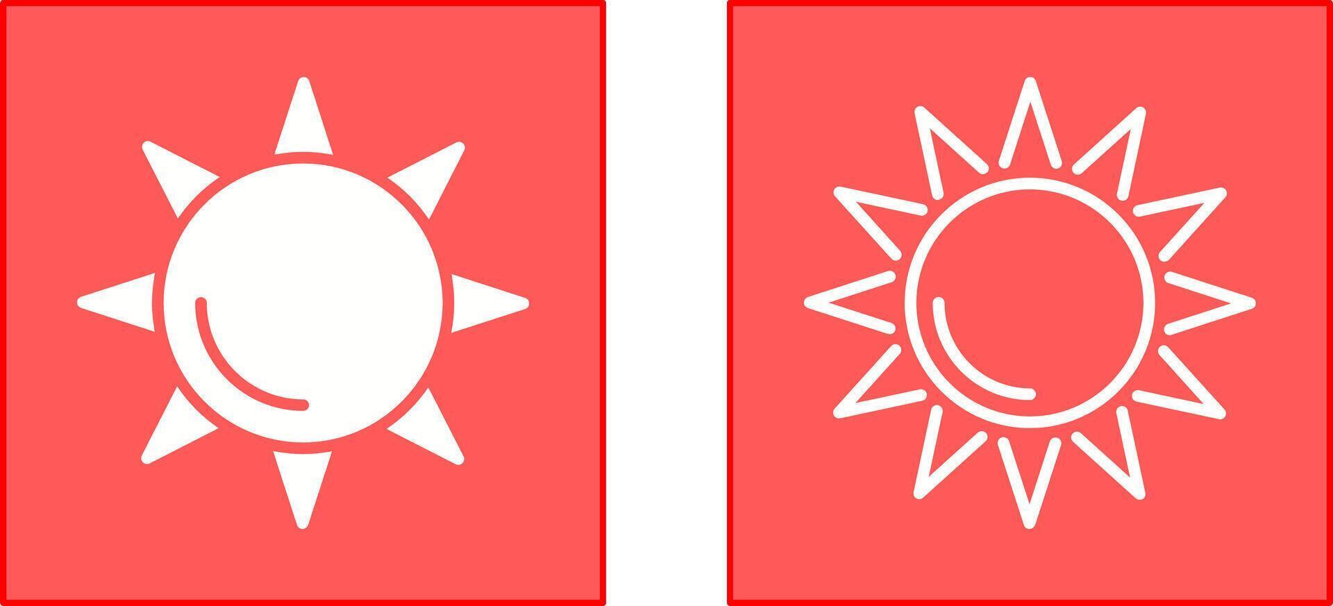 Sun I Icon vector