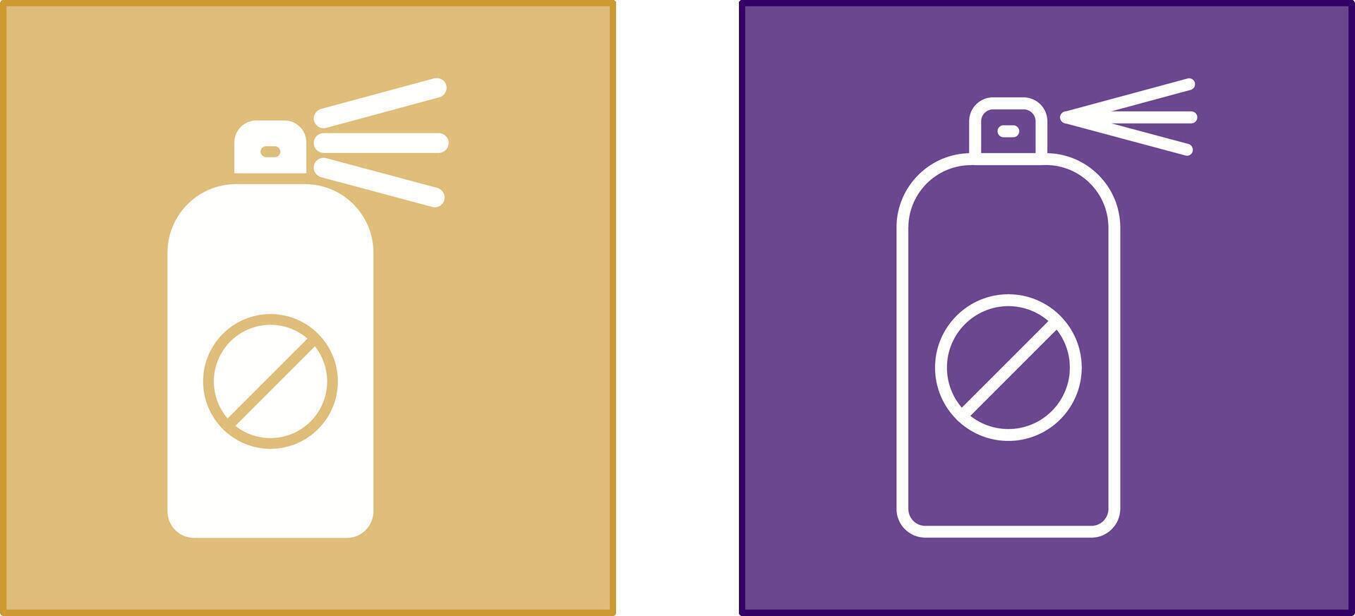 Pesticide Bottle Icon vector