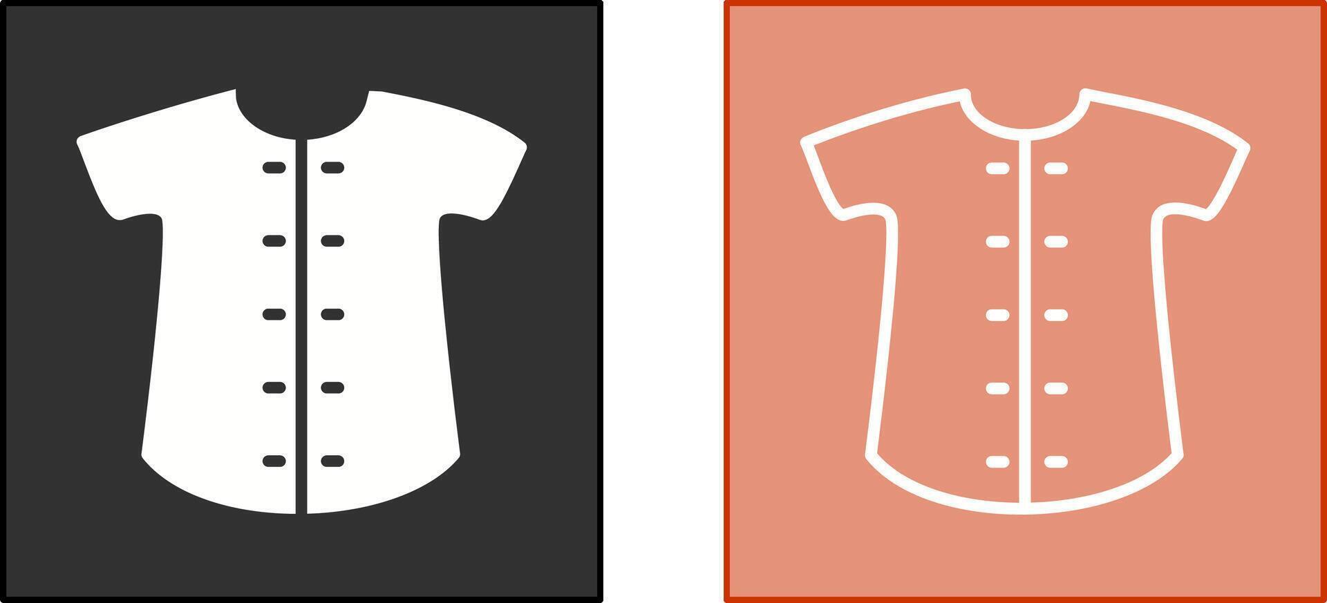 Check Shirt Icon vector