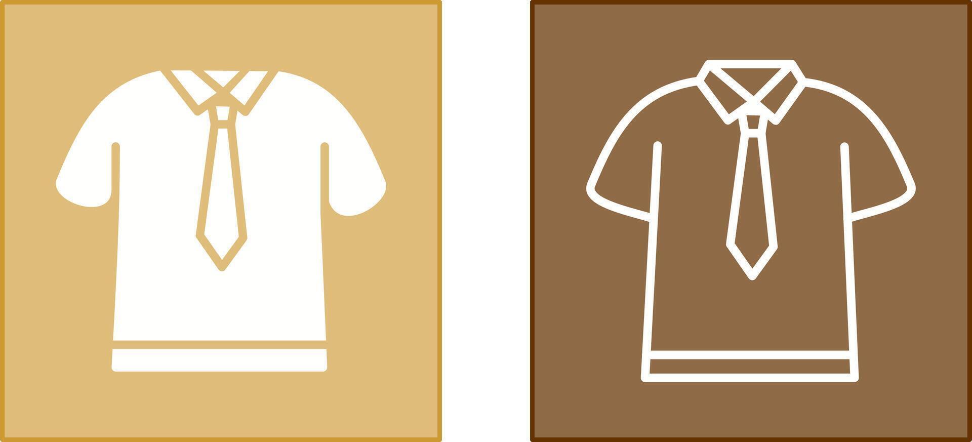 Shirt and Tie Icon vector