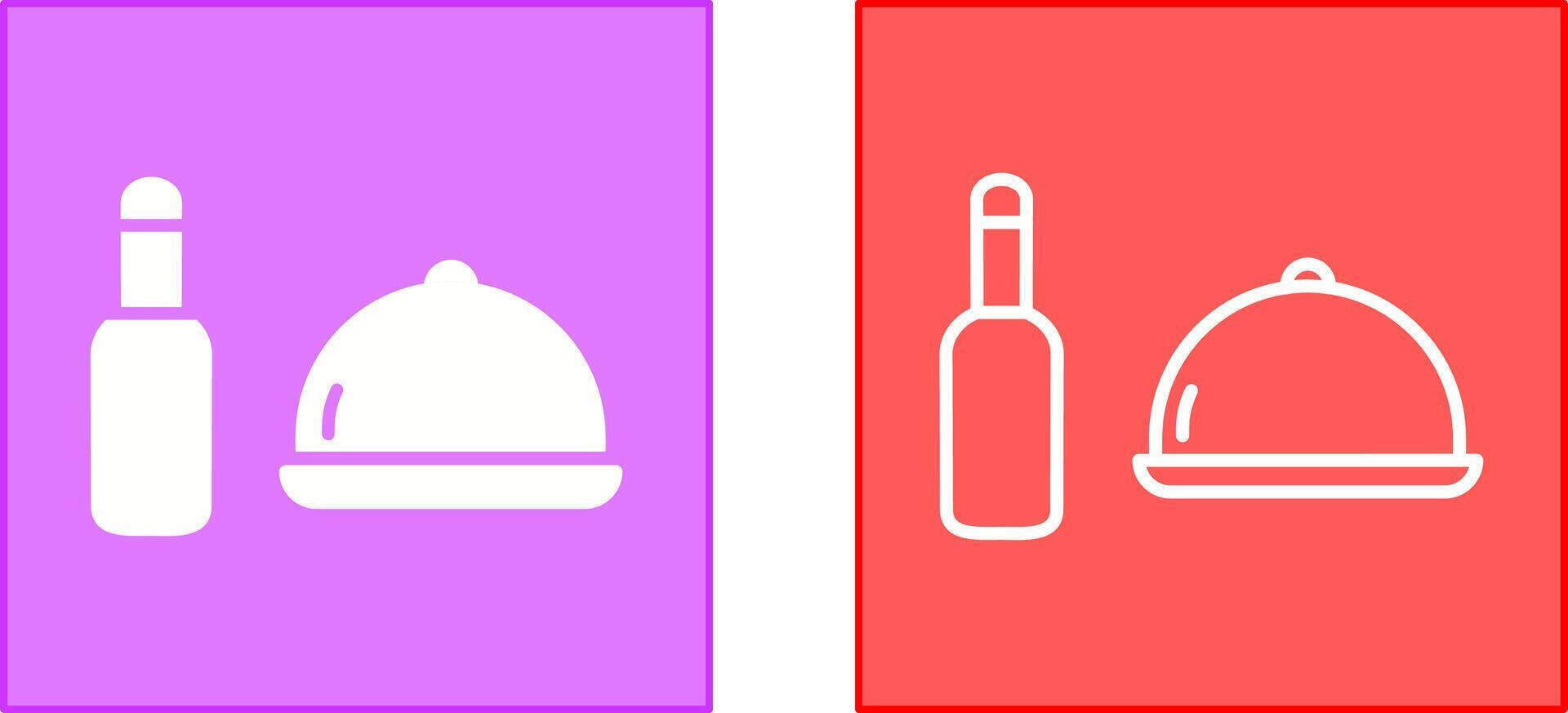 Food and Beer Icon vector