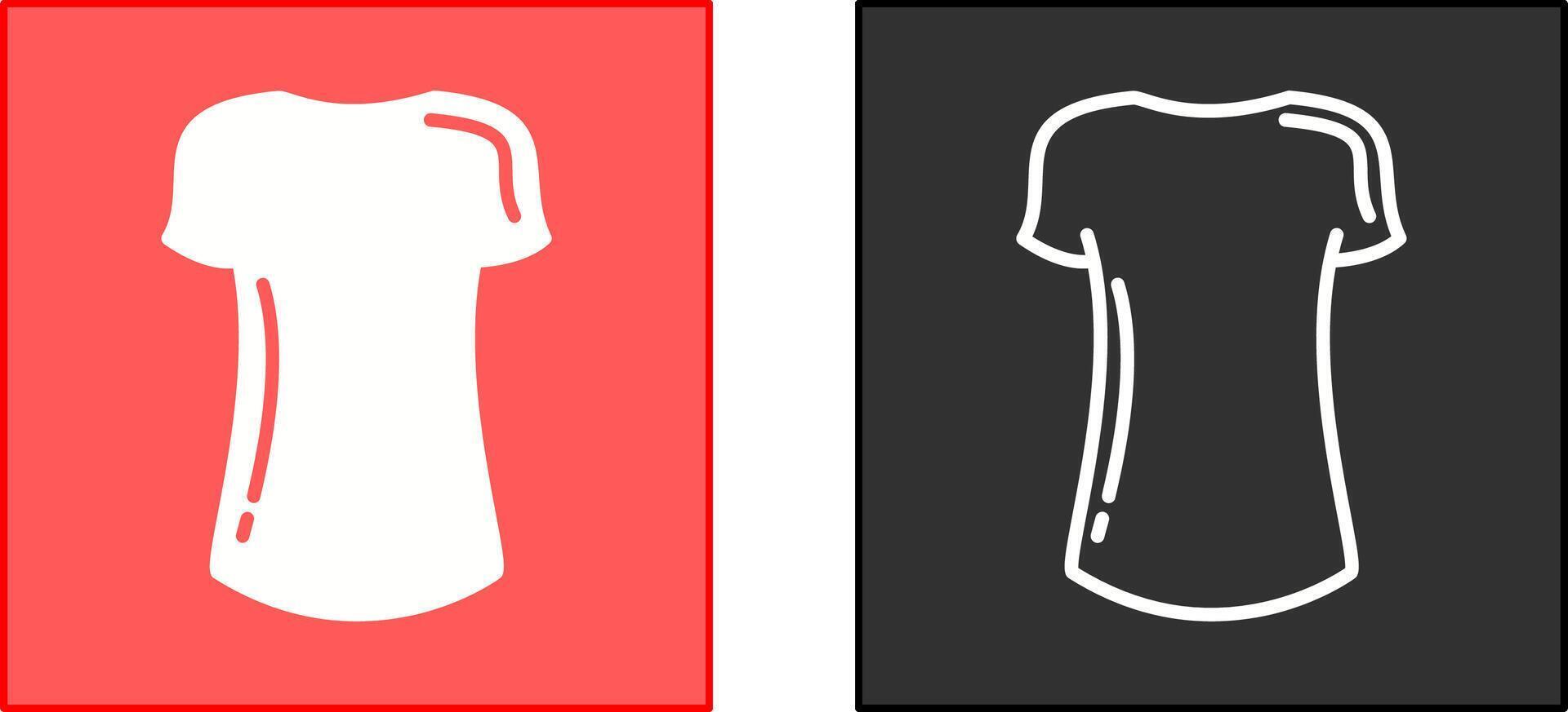 Ladies Shirt Icon vector