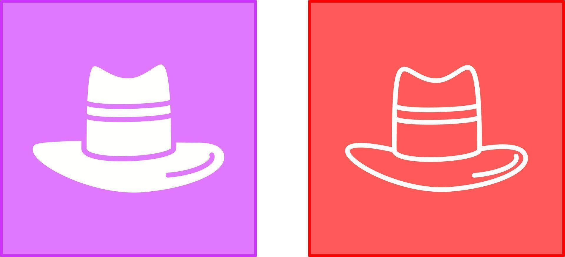 Mens Hat Icon vector