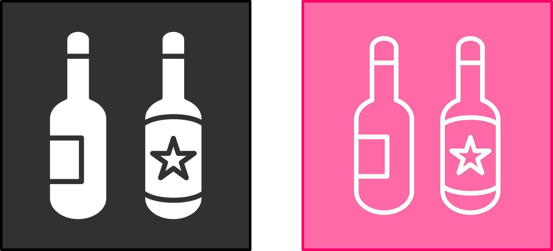 Beer Bottles Icon vector