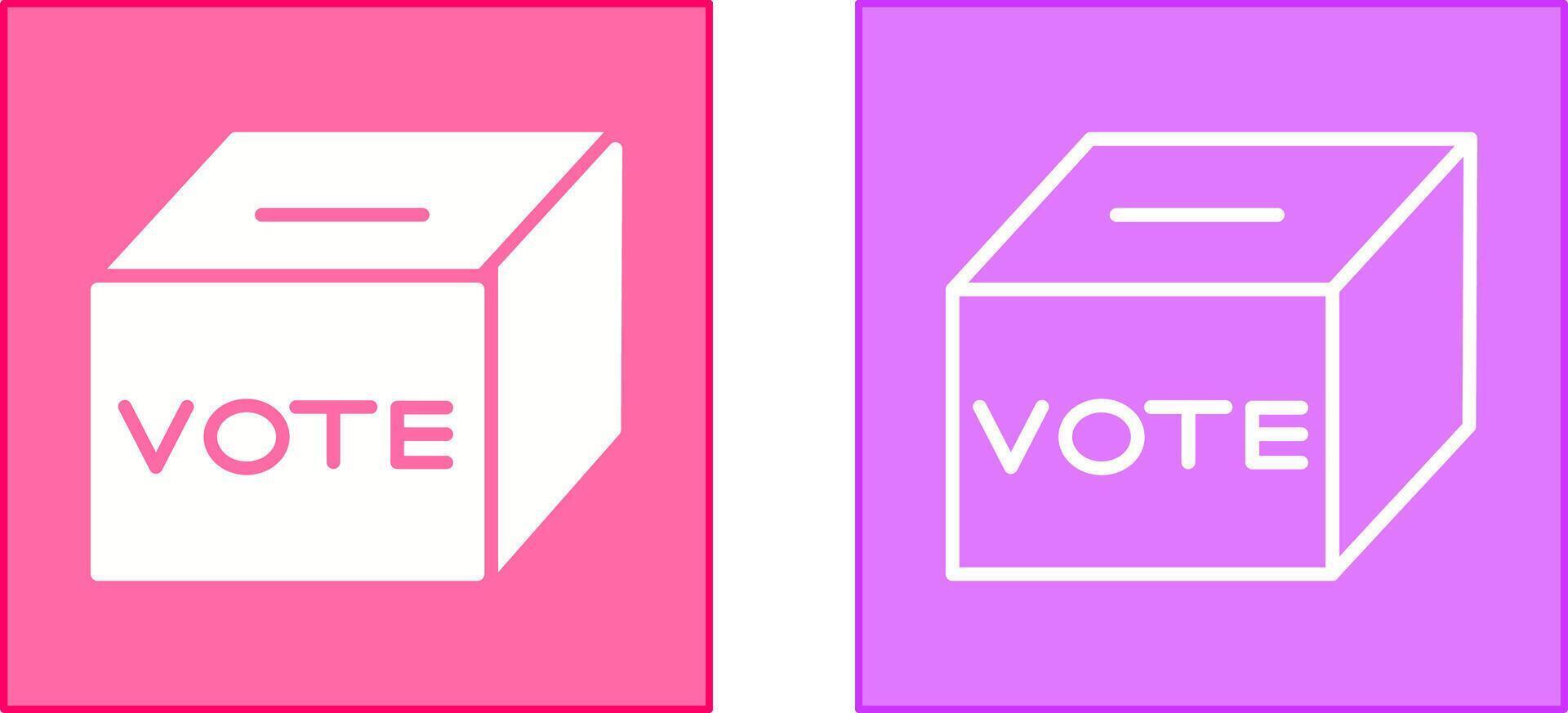 Ballot Box Icon vector