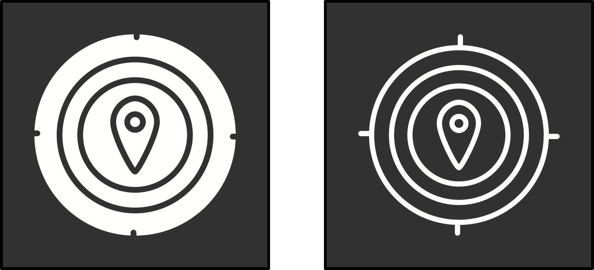 Target Location I Icon vector