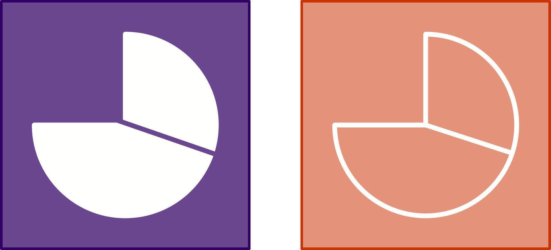 Pie Chart Icon vector