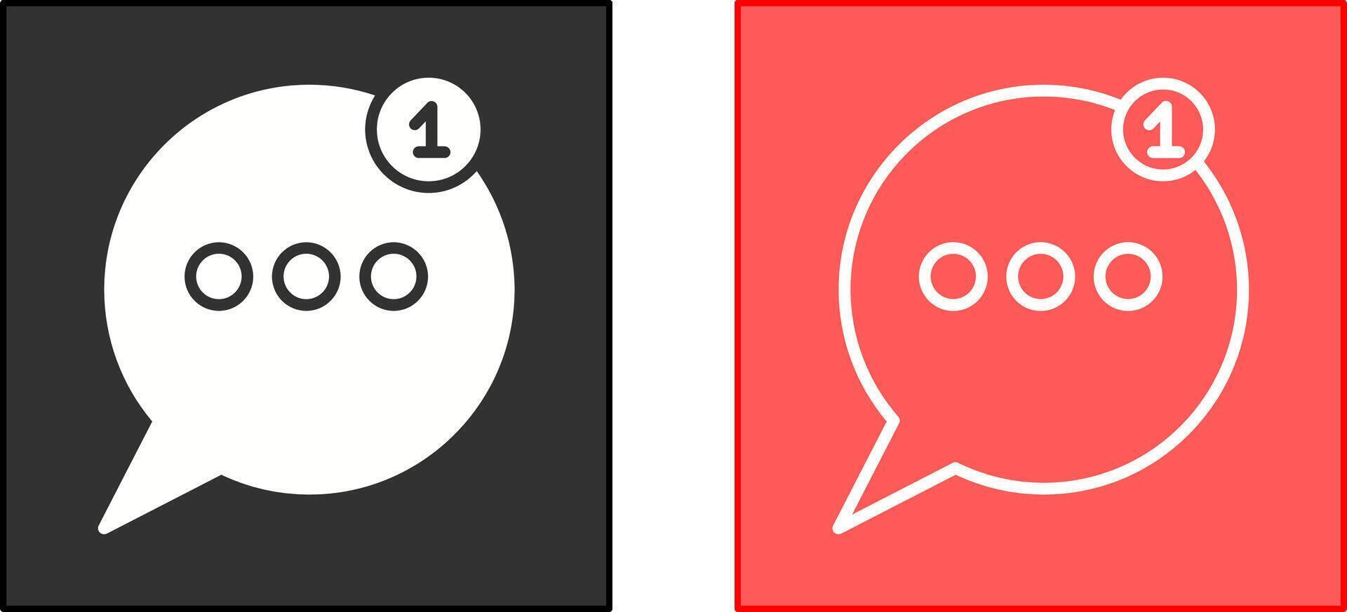 Message Bubbles Icon vector